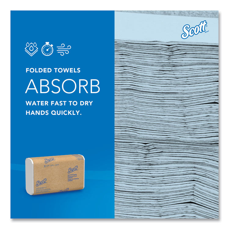 Essential Multi-Fold Towels 100% Recycled, 1-Ply, 9.2  x 9.4, White, 250/Pack, 16 Packs/Carton 6