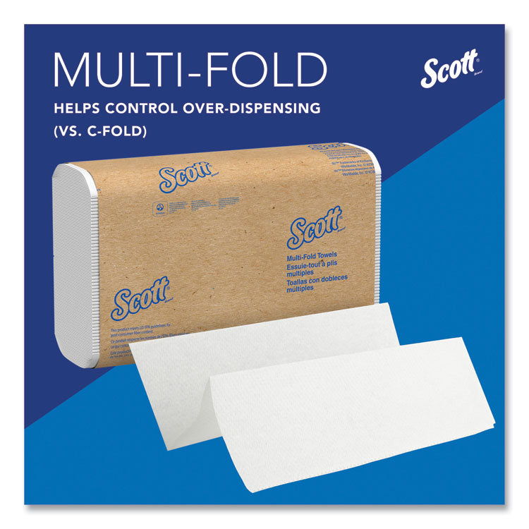 Essential Multi-Fold Towels 100% Recycled, 1-Ply, 9.2  x 9.4, White, 250/Pack, 16 Packs/Carton 8