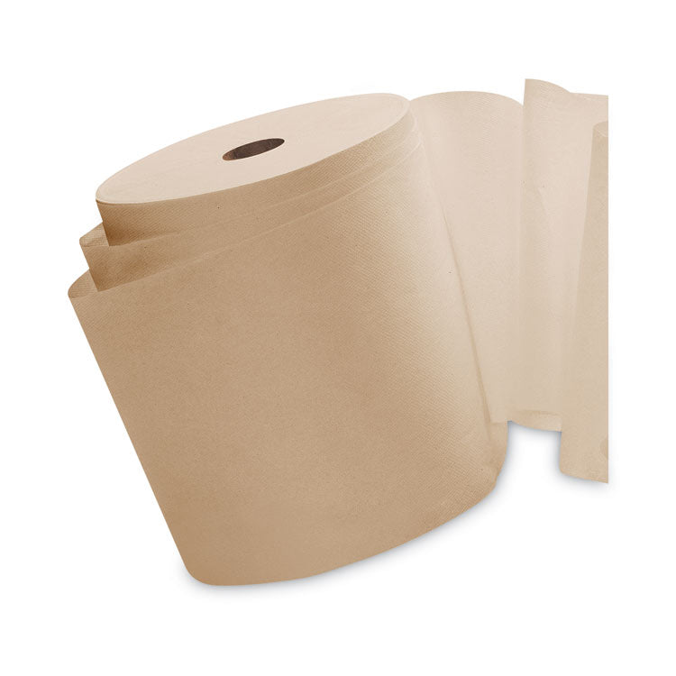 Essential Hard Roll Towels for Business, 1-Ply, 8" x 800 ft, 1.5" Core, Natural, 12 Rolls/Carton 5