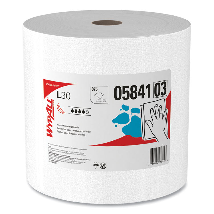 L30 Towels, 12.4 x 12.2, White, 875/Roll 1