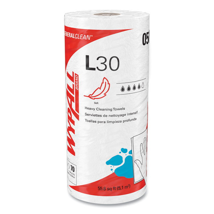 L30 Towels, 11 x 10.4, White, 70 Sheets/Roll 2