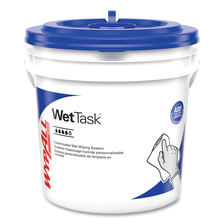 Power Clean Wipers for WetTask Customizable Wet Wiping System with (1) Bucket, 12 x 12.5, Unscented, 95/Roll, 6 Rolls/Carton 4