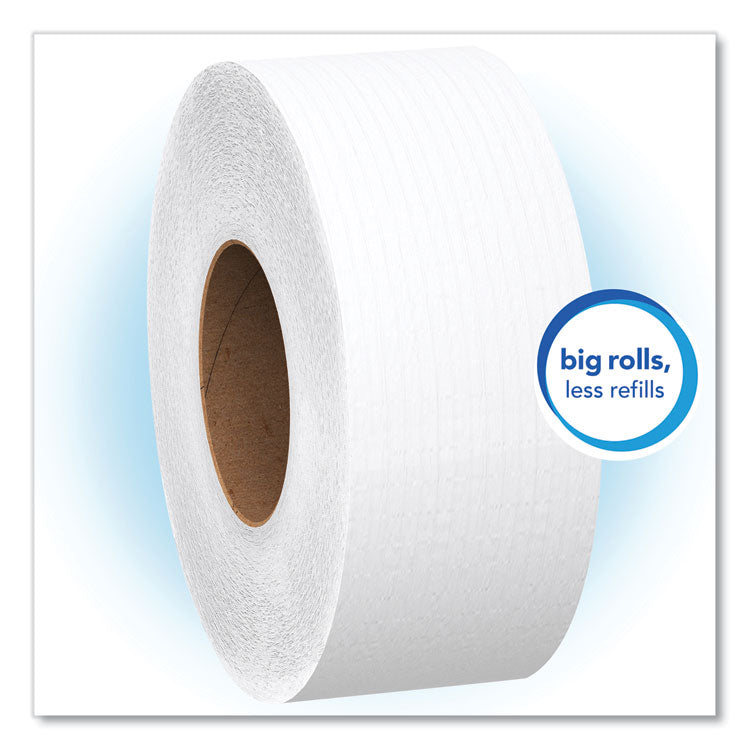 Essential JRT Jumbo Roll Bathroom Tissue, Septic Safe, 1-Ply, White, 3.55" x 2,000 ft, 12 Rolls/Carton 5