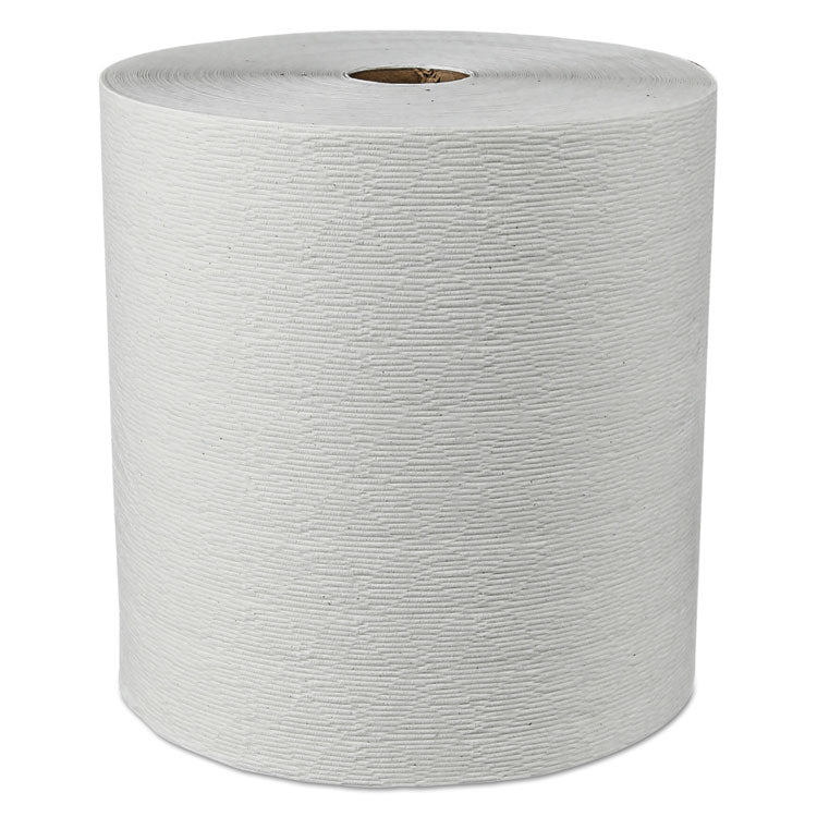 Hard Roll Paper Towels with Premium Absorbency Pockets, 1-Ply, 8" x 600 ft, 1.5" Core, White, 6 Rolls/Carton 3