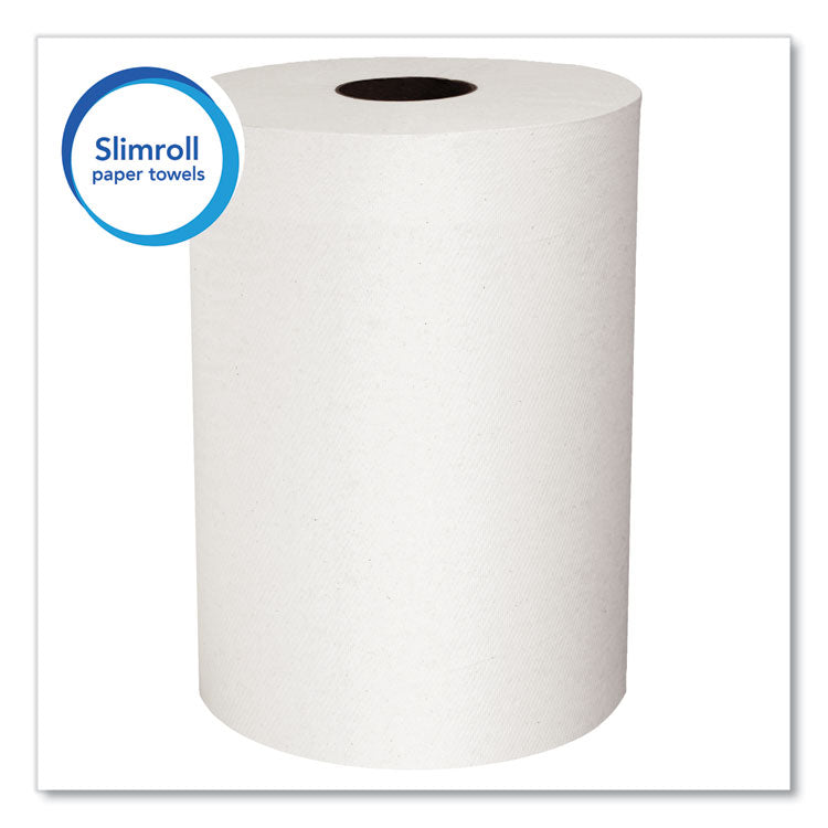 Slimroll Towels, Absorbency Pockets, 8" x 580 ft, White, 6 Rolls/Carton 3