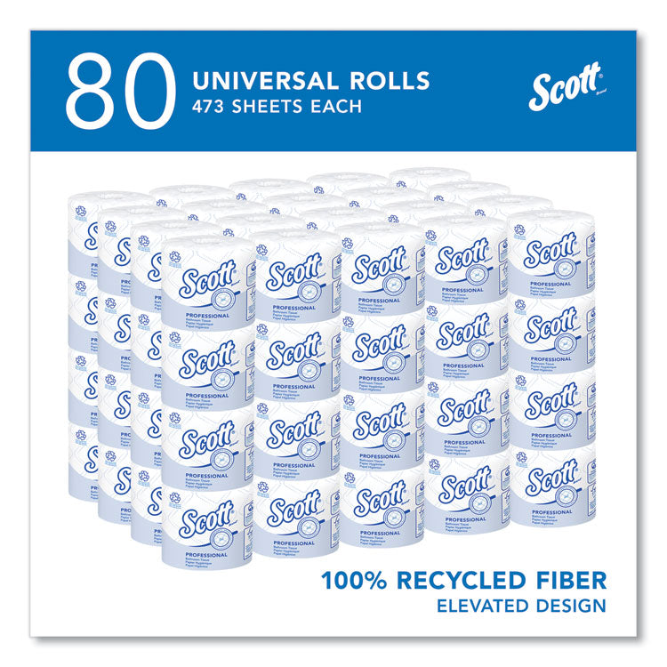 Essential 100% Recycled Fiber SRB Bathroom Tissue, Septic Safe, 2-Ply, White, 473 Sheets/Roll, 80 Rolls/Carton 2