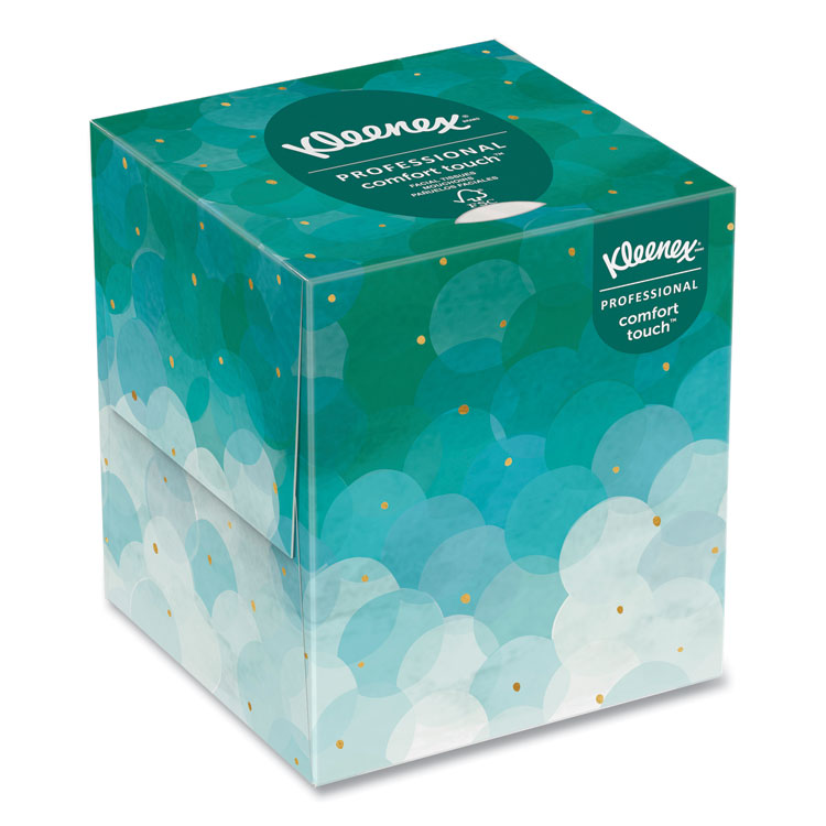 Boutique White Facial Tissue for Business, Pop-Up Box, 2-Ply, 95 Sheets/Box, 36 Boxes/Carton 2