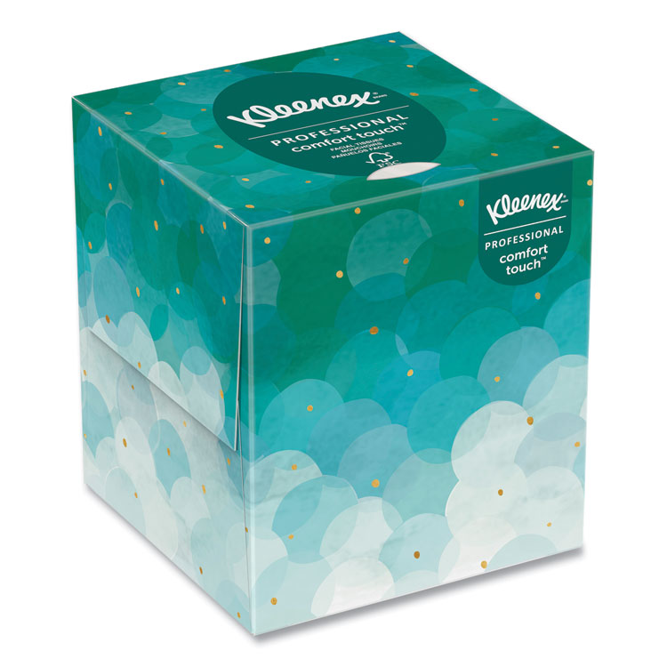 Boutique White Facial Tissue for Business, Pop-Up Box, 2-Ply, 95 Sheets/Box, 6 Boxes/Pack 1