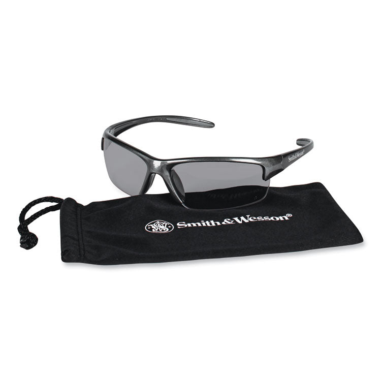 Equalizer Safety Glasses, Gunmetal Frame, Smoke Lens, 12/Box 5