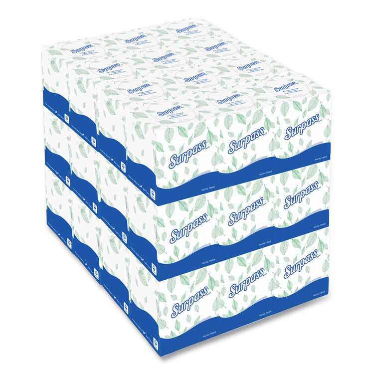 Facial Tissue for Business, 2-Ply, White, Pop-Up Box, 90/Box, 36 Boxes/Carton 1