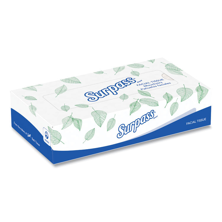 Facial Tissue for Business, 2-Ply, White, Flat Box, 100 Sheets/Box, 30 Boxes/Carton 2