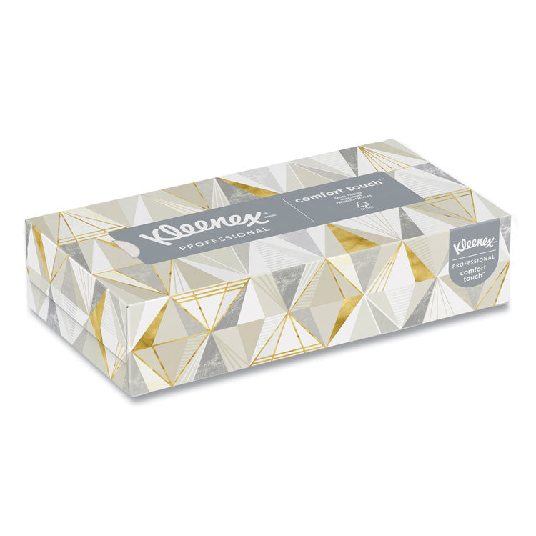 White Facial Tissue for Business, 2-Ply, White, Pop-Up Box, 125 Sheets/Box, 48 Boxes/Carton 2