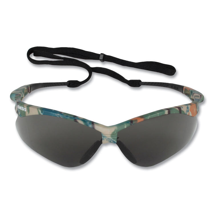 V30 NEMESIS Safety Eyewear, Plastic Camo Frame, Smoke Polycarbonate Lens, 12/Box 2