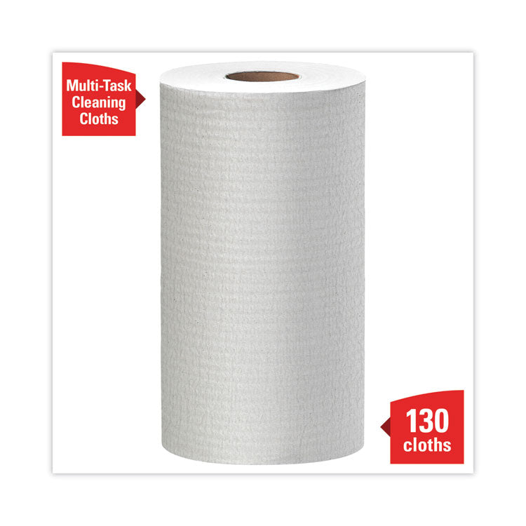 General Clean X60 Cloths, Small Roll, 9.8 x 13.4, White, 130/Roll, 12 Rolls/Carton 3