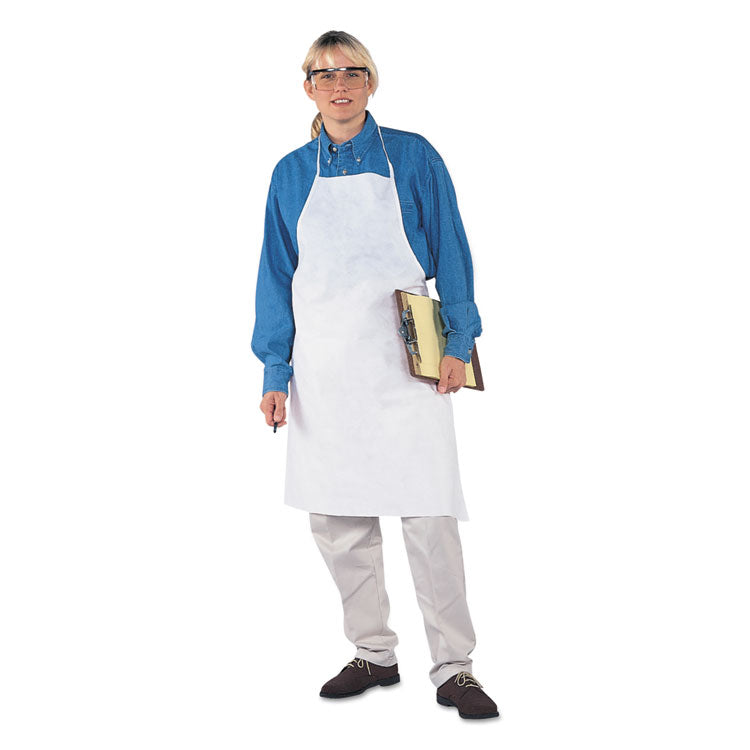 A20 Apron, 28" x 40",  One Size Fits All, White 6