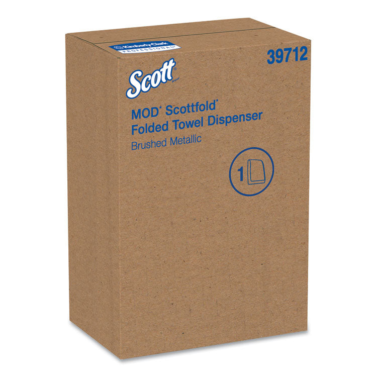 Mod* Scottfold* Towel Dispenser, 10.6 X 5.48 X 18.79, Brushed Metallic 2