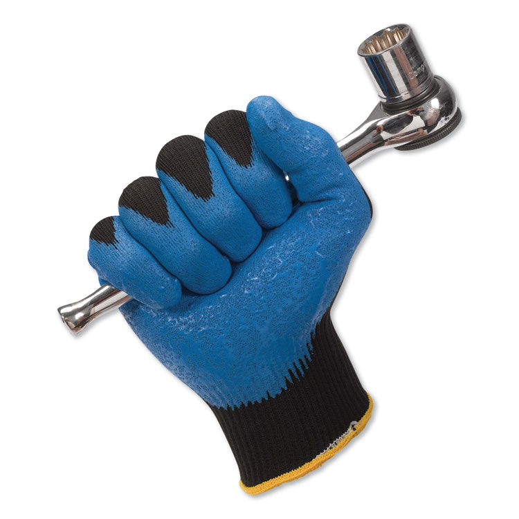 G40 Foam Nitrile Coated Gloves, 230 mm Length, Medium/Size 8, Blue, 12 Pairs 3