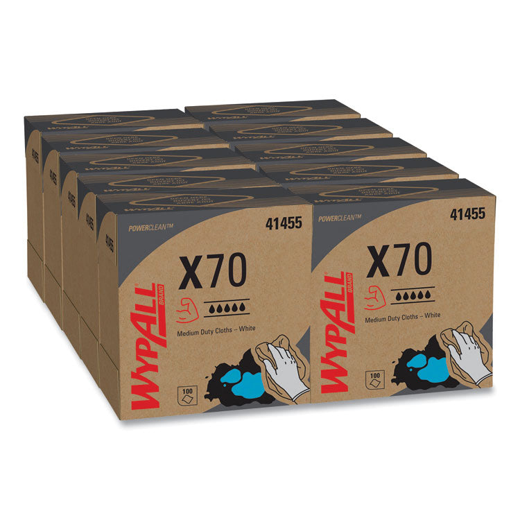 X70 Cloths, POP-UP Box, 9.13 x 16.8, White, 100/Box, 10 Boxes/Carton 1