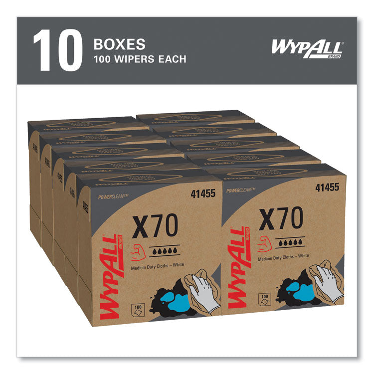 X70 Cloths, POP-UP Box, 9.13 x 16.8, White, 100/Box, 10 Boxes/Carton 4