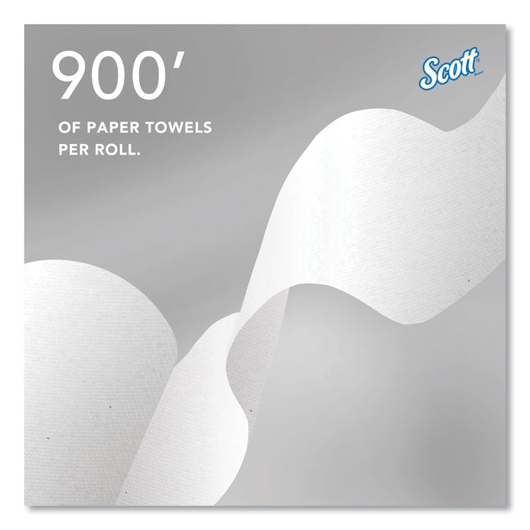 Pro Hard Roll Paper Towels with Absorbency Pockets, for Scott Pro Dispenser, Blue Core Only, 1-Ply, 7.5" x 900 ft, 6 Rolls/CT 8