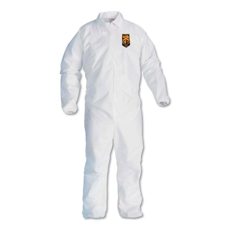 A40 Elastic-Cuff and Ankles Coveralls, White, Large, 25/Carton 1