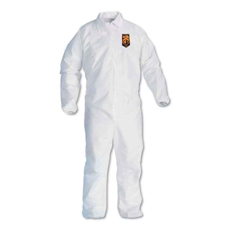 A40 Elastic-Cuff and Ankles Coveralls, White, 2X-Large, 25/Carton 1