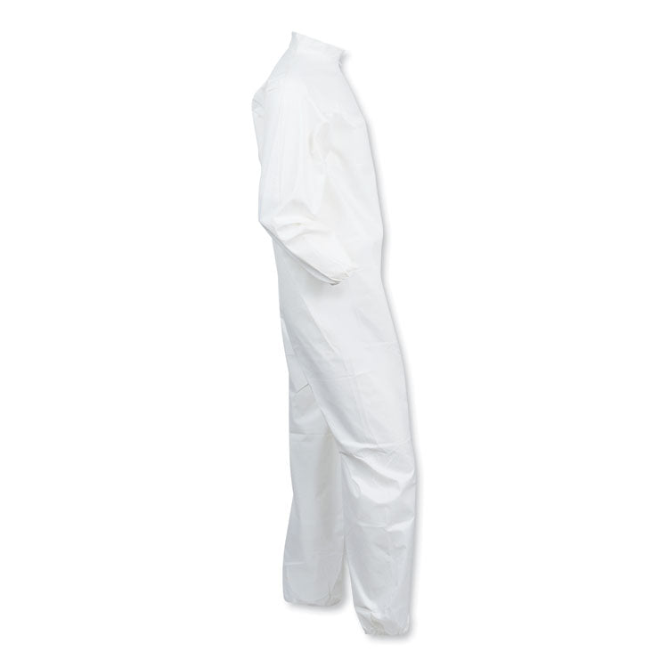 A40 Elastic-Cuff And Ankles Coveralls, 3x-Large, White, 25/carton 5