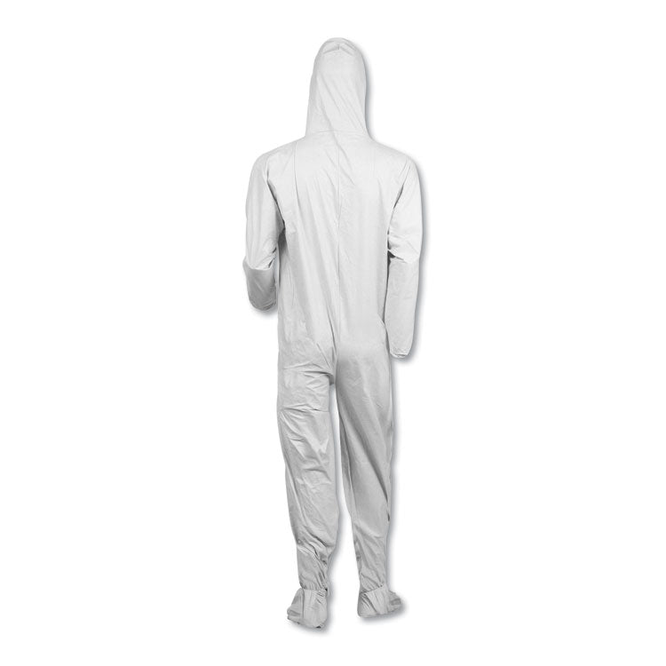 A40 Elastic-Cuff, Ankle, Hood And Boot Coveralls, X-Large, White, 25/carton 6