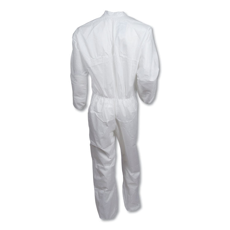 A30 Elastic-Back Coveralls, White, X-Large, 25/Carton 6