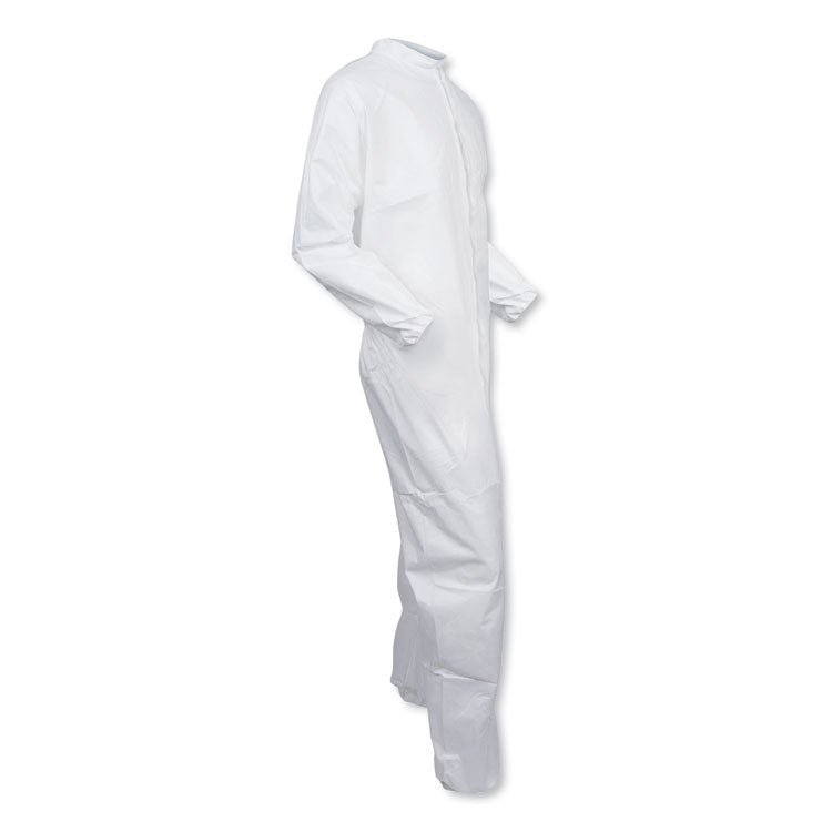 A30 Elastic-Back Coveralls, White, X-Large, 25/Carton 5