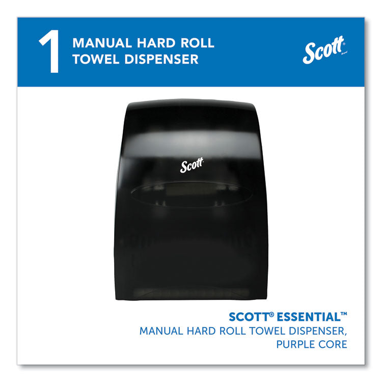 Essential Manual Hard Roll Towel Dispenser, 13.06 X 11 X 16.94, Black 2