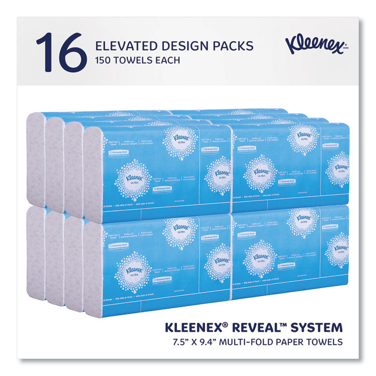 Reveal Multi-Fold Towels, 2-Ply, 8 X 9.4, White, 16/carton 2