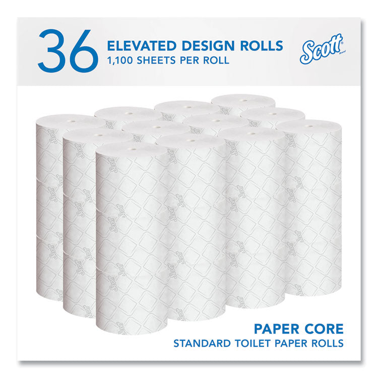 Pro Small Core High Capacity/SRB Bath Tissue, Septic Safe, 2-Ply, White, 1,100 Sheets/Roll, 36 Rolls/Carton 2