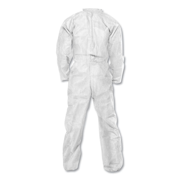 A20 Elastic Back Wrist/Ankle Coveralls, X-Large, White, 24/Carton 6