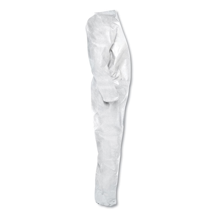 A20 Elastic Back Wrist/Ankle Coveralls, X-Large, White, 24/Carton 5