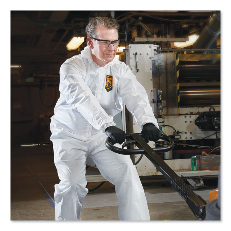 A20 Breathable Particle Protection Coveralls, Zip Closure, 3x-Large, White 2