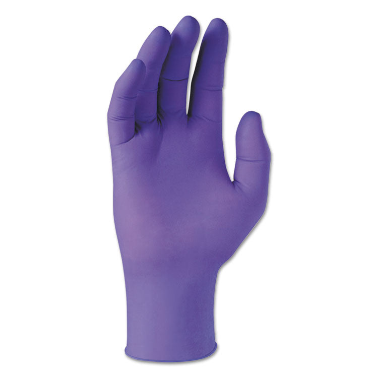 Purple Nitrile Exam Gloves, 242 Mm Length, X-Small, 6 Mil, Purple, 100/box 1