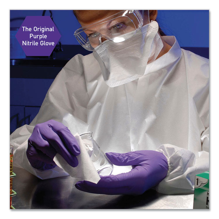 PURPLE NITRILE Exam Gloves, 242 mm Length, Large, Purple, 1,000/Carton 7