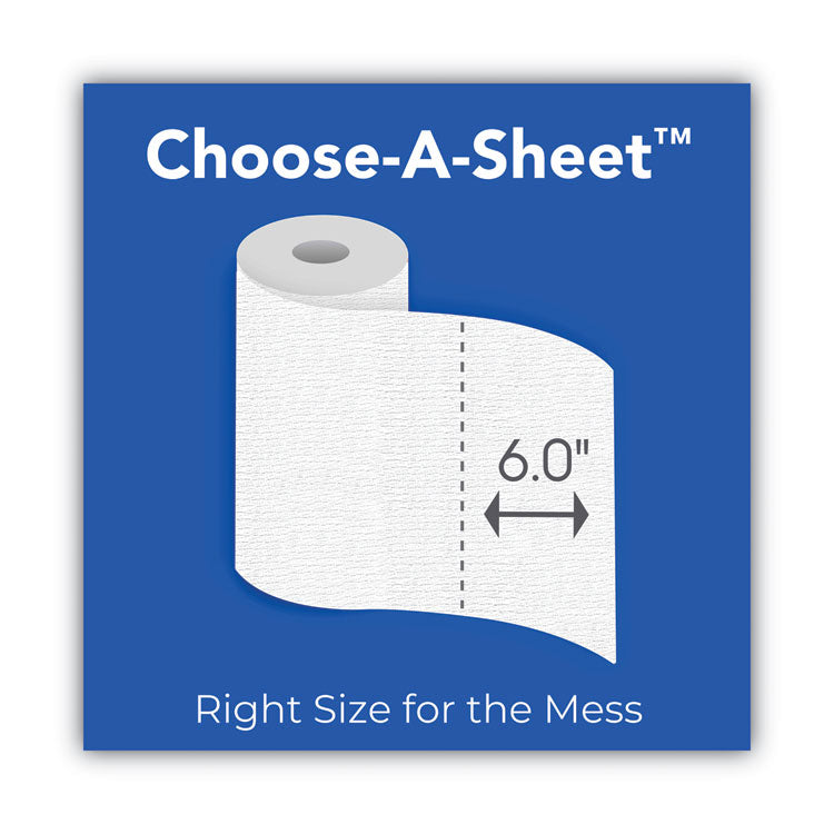 Choose-A-Sheet Mega Kitchen Roll Paper Towels, 1-Ply, 7.31 x 11, White, 100/Roll, 15 Rolls Carton 9