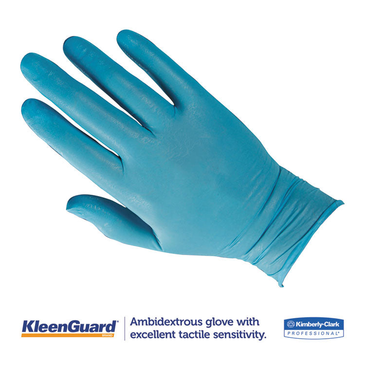 G10 Nitrile Gloves, Powder-Free, Blue, 242 mm Length, Large, 100/Box, 10 Boxes/Carton 2