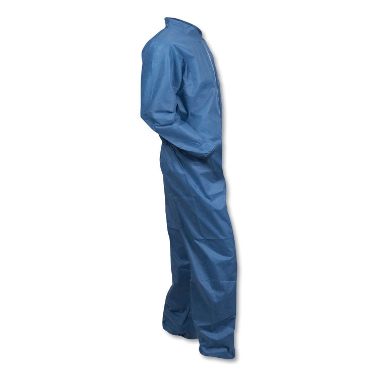 A20 Coveralls, MICROFORCE Barrier SMS Fabric, X-Large, Blue, 24/Carton 5