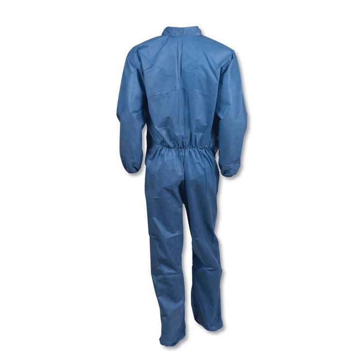 A20 Coveralls, MICROFORCE Barrier SMS Fabric, X-Large, Blue, 24/Carton 6