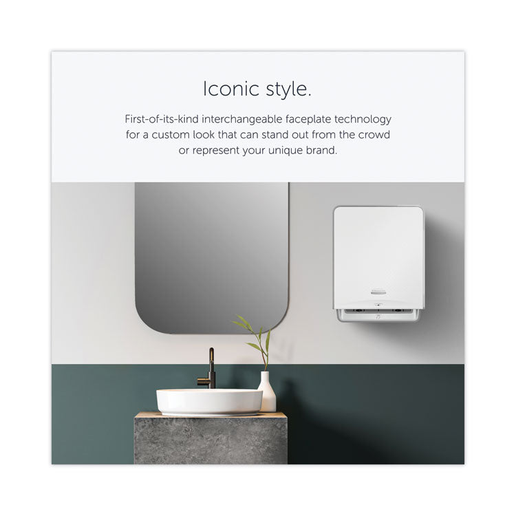 ICON Automatic Roll Towel Dispenser, 20.12 x 16.37 x 13.5, White Mosaic 3