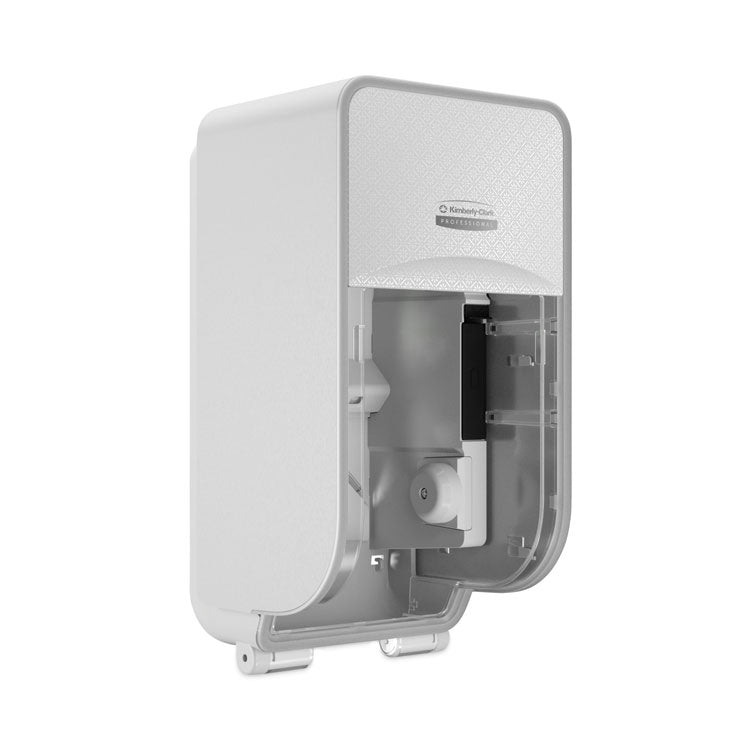 ICON Coreless Standard Roll Toilet Paper Dispenser, 7.18 x 13.37 x 7.06, White Mosaic 4