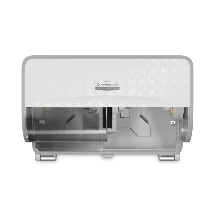 ICON Coreless Standard Roll Toilet Paper Dispenser, 8.43 x 13 x 7.25, White Mosaic 1