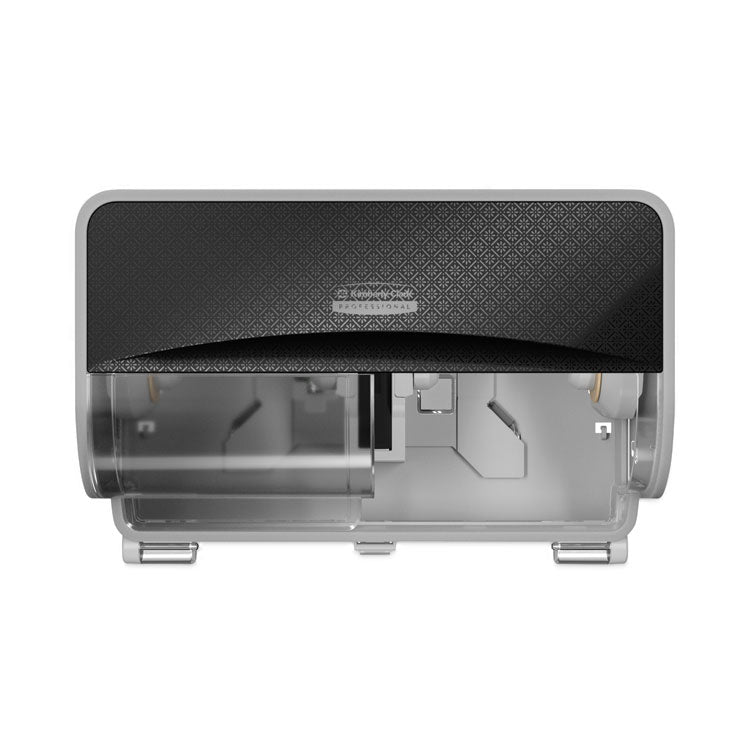 ICON Coreless Standard Roll Toilet Paper Dispenser, 8.43 x 13 x 7.25, Black Mosaic 1