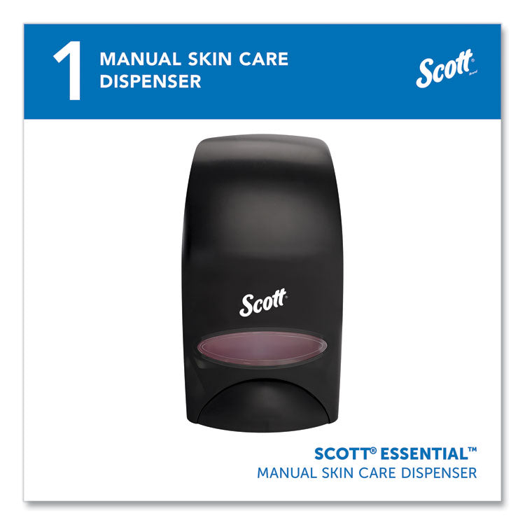 Essential Manual Skin Care Dispenser, For Traditional Business, 1,000 Ml, 5 X 5.25 X 8.38, Black 2