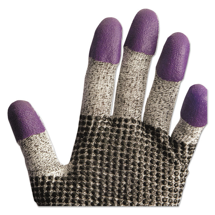 G60 Purple Nitrile Gloves, 250mm Length, X-Large/Size 10, Black/White, 12 Pairs/Carton 2