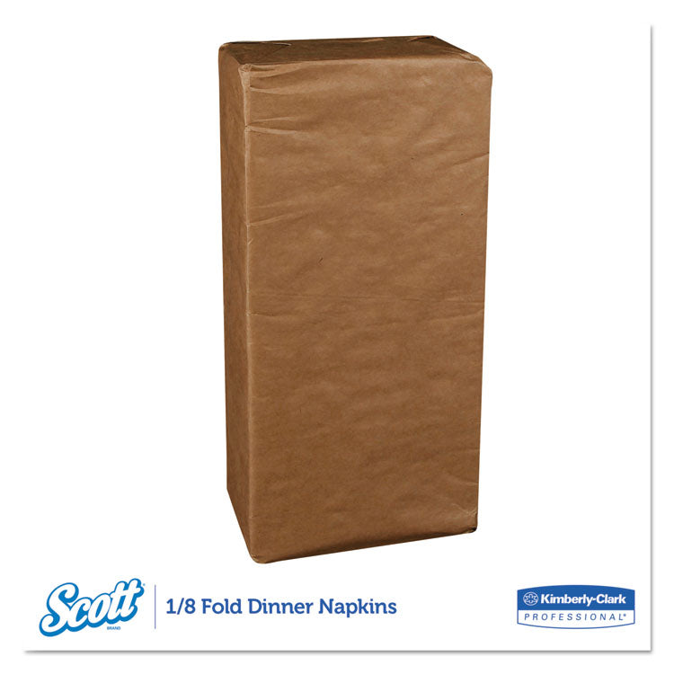 1/8-Fold Dinner Napkins, 2-Ply, 17 x 14 63/100, White, 300/Pack, 10 Packs/Carton 2