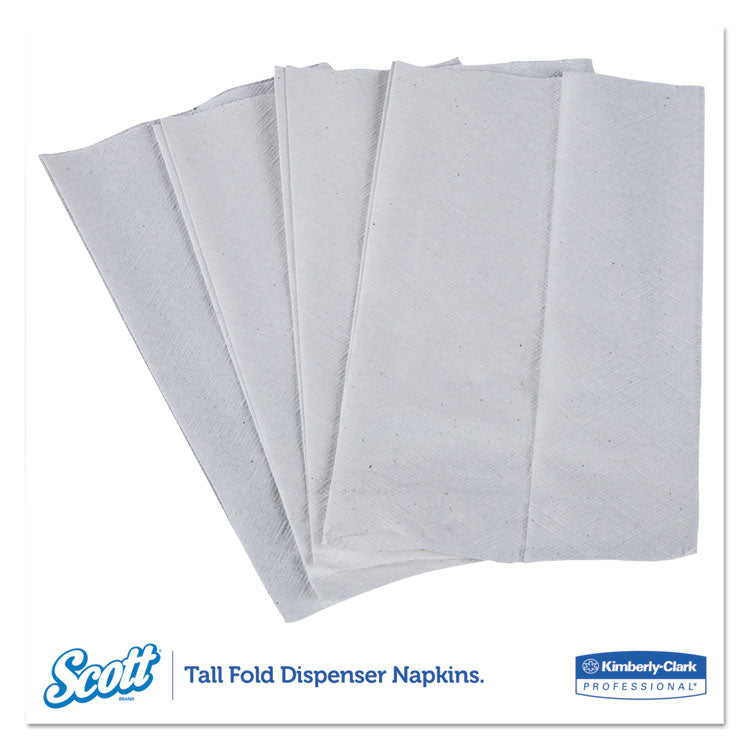 Tall-Fold Dispenser Napkins, 1-Ply, 7 X 13.5, White, 500/pack, 20 Packs/carton 2